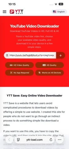 2. Copia l'URL del video di YouTube