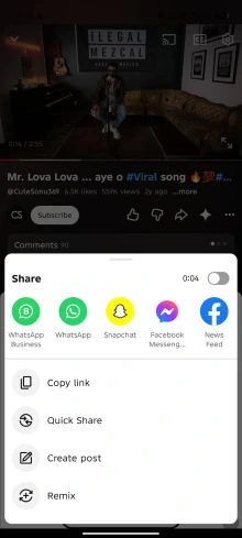 1. Copy the YouTube Video URL