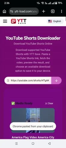Step 3:  Preview the YouTube Short