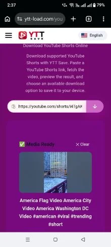 Step 4: Start the Short Download